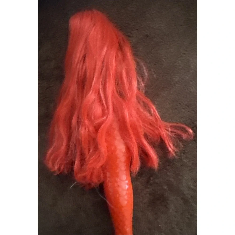 Barbie 2011 Color Reveal Mermaid Tattooed Red Hearts 12in doll 5in tail Mattel